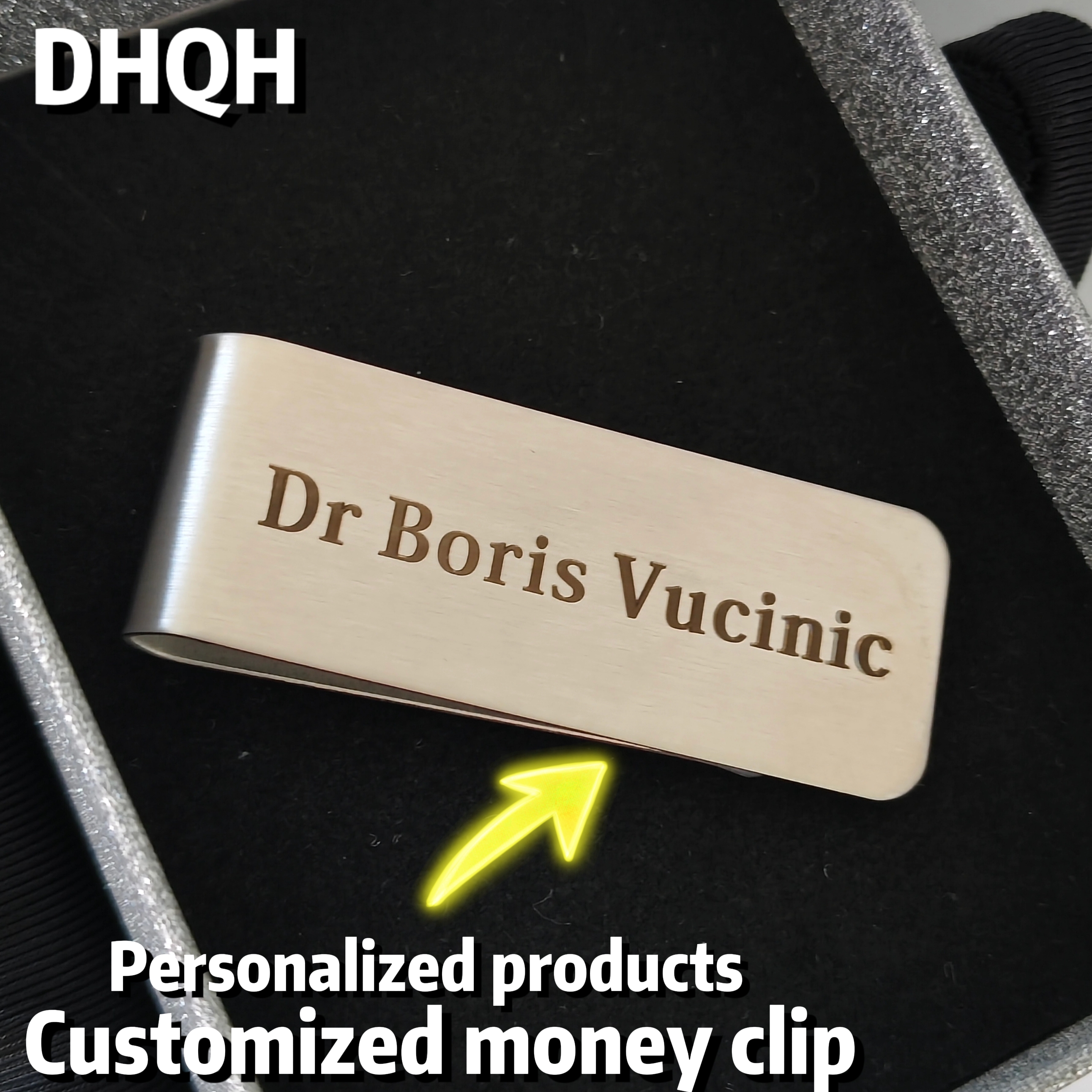 Interior Design Names - DHQH New Customized Name/Letter Money Clip