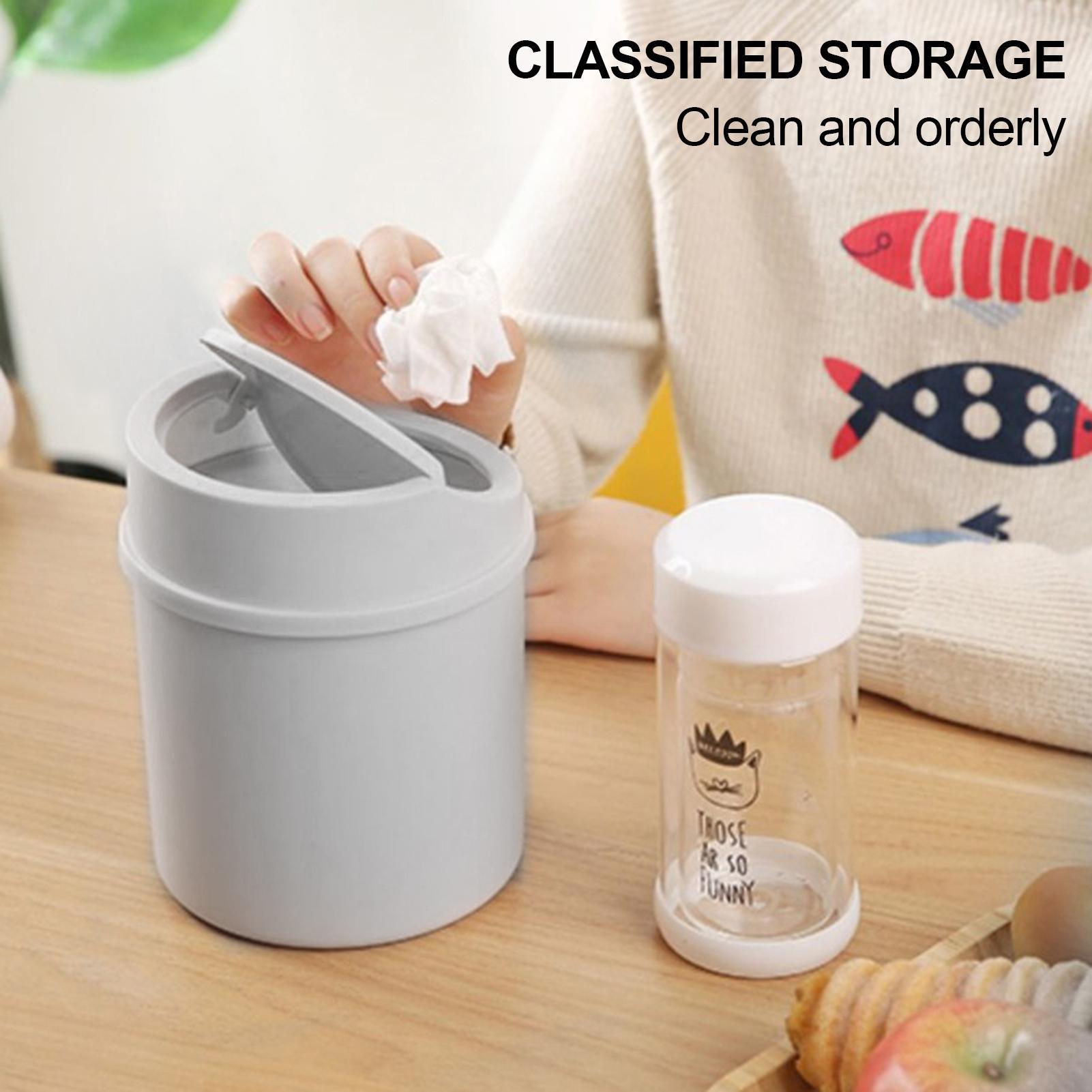 Mini Desktop Bin Small Trash C - Interior Design Your Home ulasan dan harga