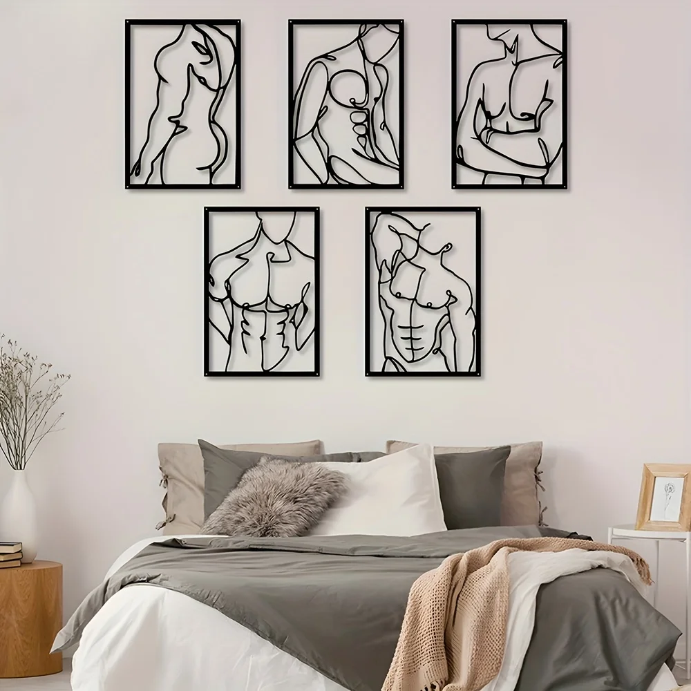 Modern Metal Wall Art for Home - Interior Design Your Home ulasan dan harga