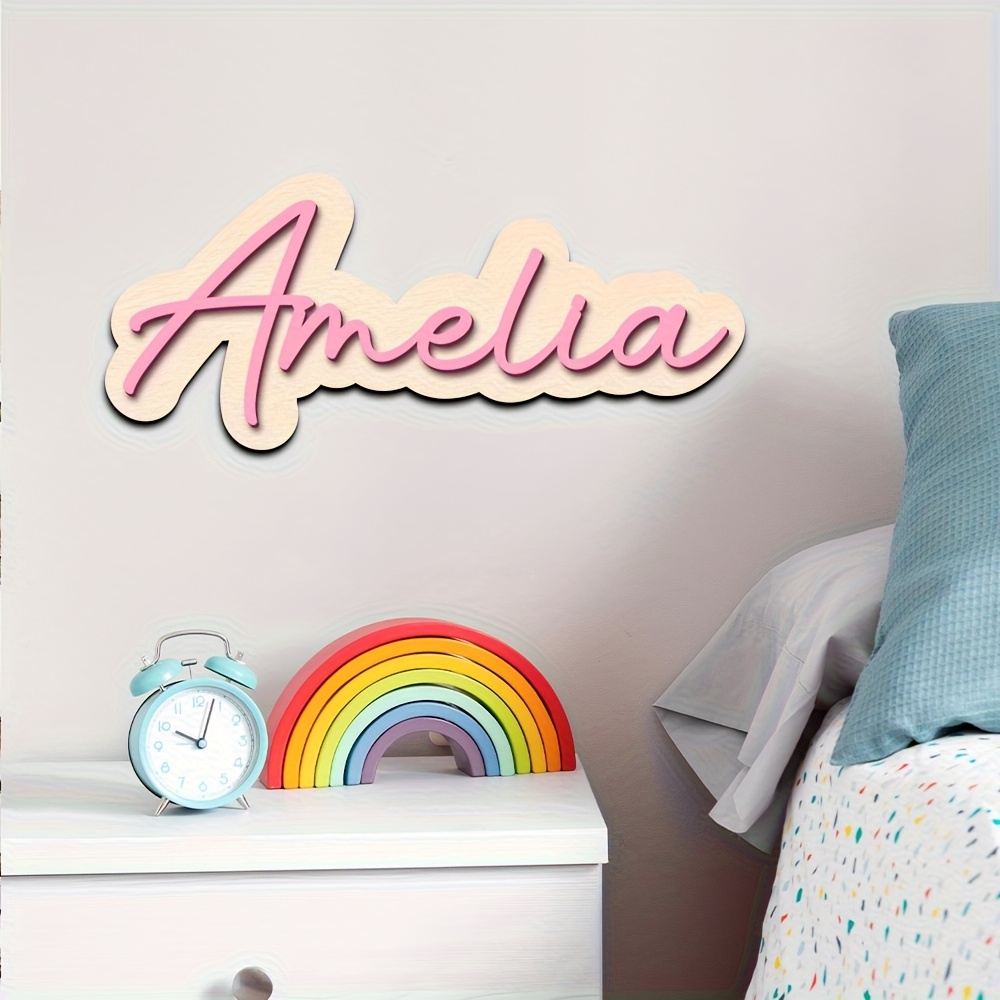 Personalized Double-Layered Wo - Interior Design Names ulasan dan harga