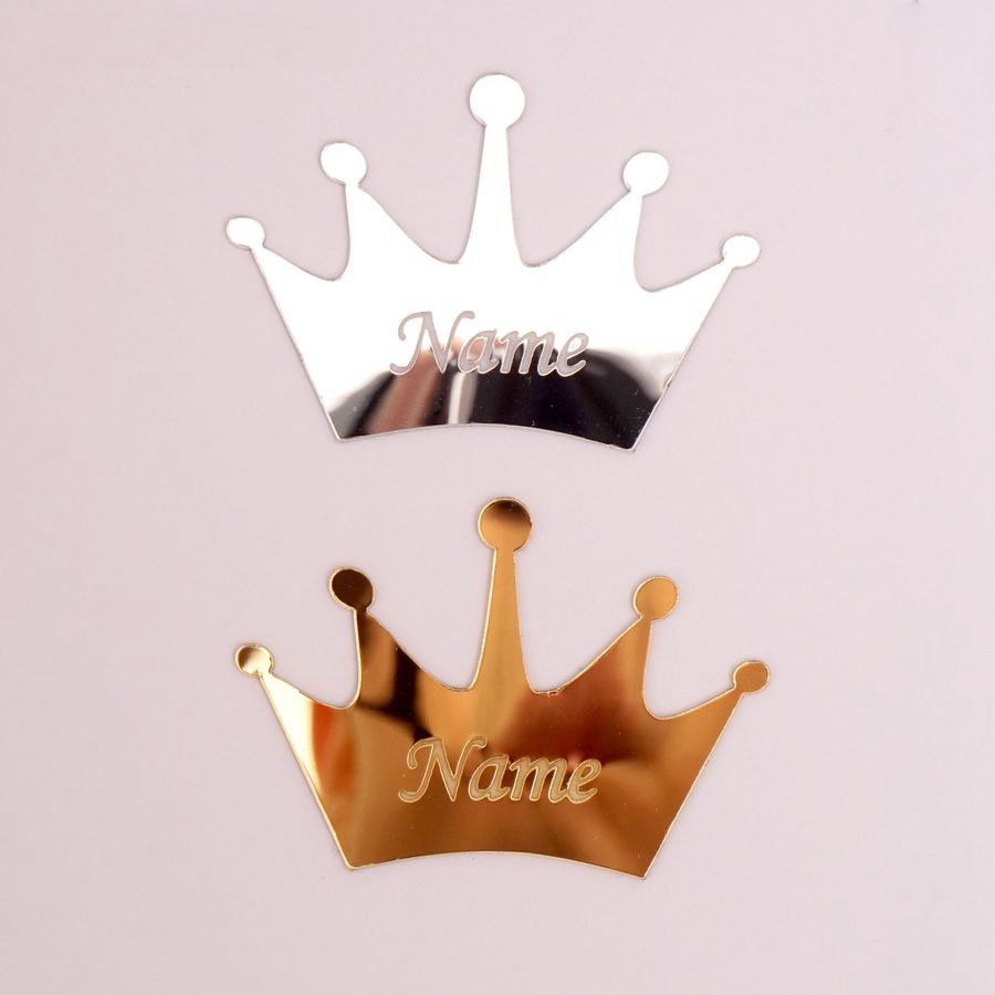 50pcs Personalized Mirror Crow - Interior Design Names ulasan dan harga