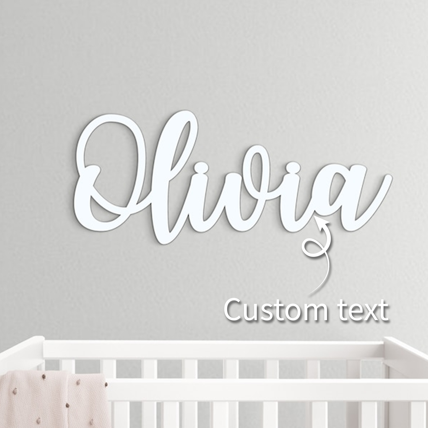 1pc Custom Wooden Name Sign,Cu - Interior Design Names ulasan dan harga