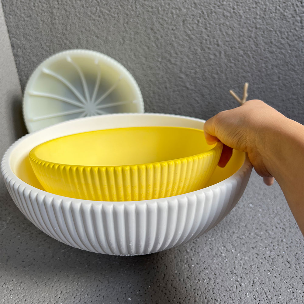 DIY Storage Bowl Gypsum Terraz - Terrazzo Pot Cement ulasan dan harga