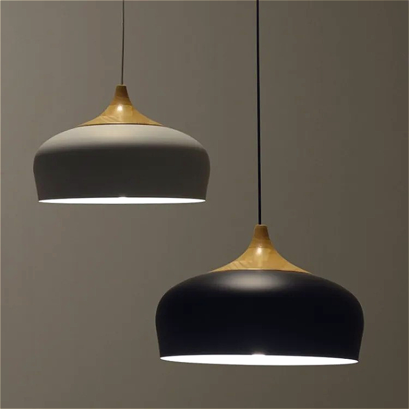 Nordic Aluminum Big Lampshade  - Interior Design White And Wood ulasan dan harga