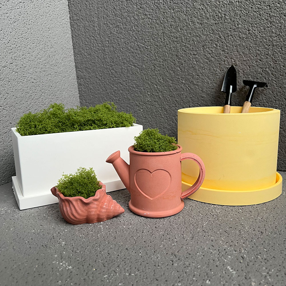 Large Flower Pot Silicone Mold - Terrazzo Pot Cement ulasan dan harga