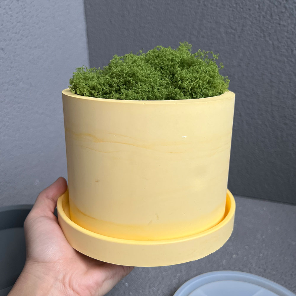 Large Flower Pot Silicone Mold - Terrazzo Pot Cement ulasan dan harga