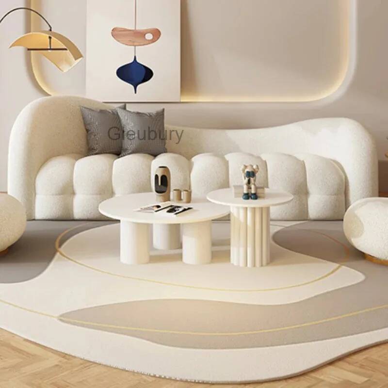 Cream White Living Room Sofas  - Interior Design White And Wood ulasan dan harga