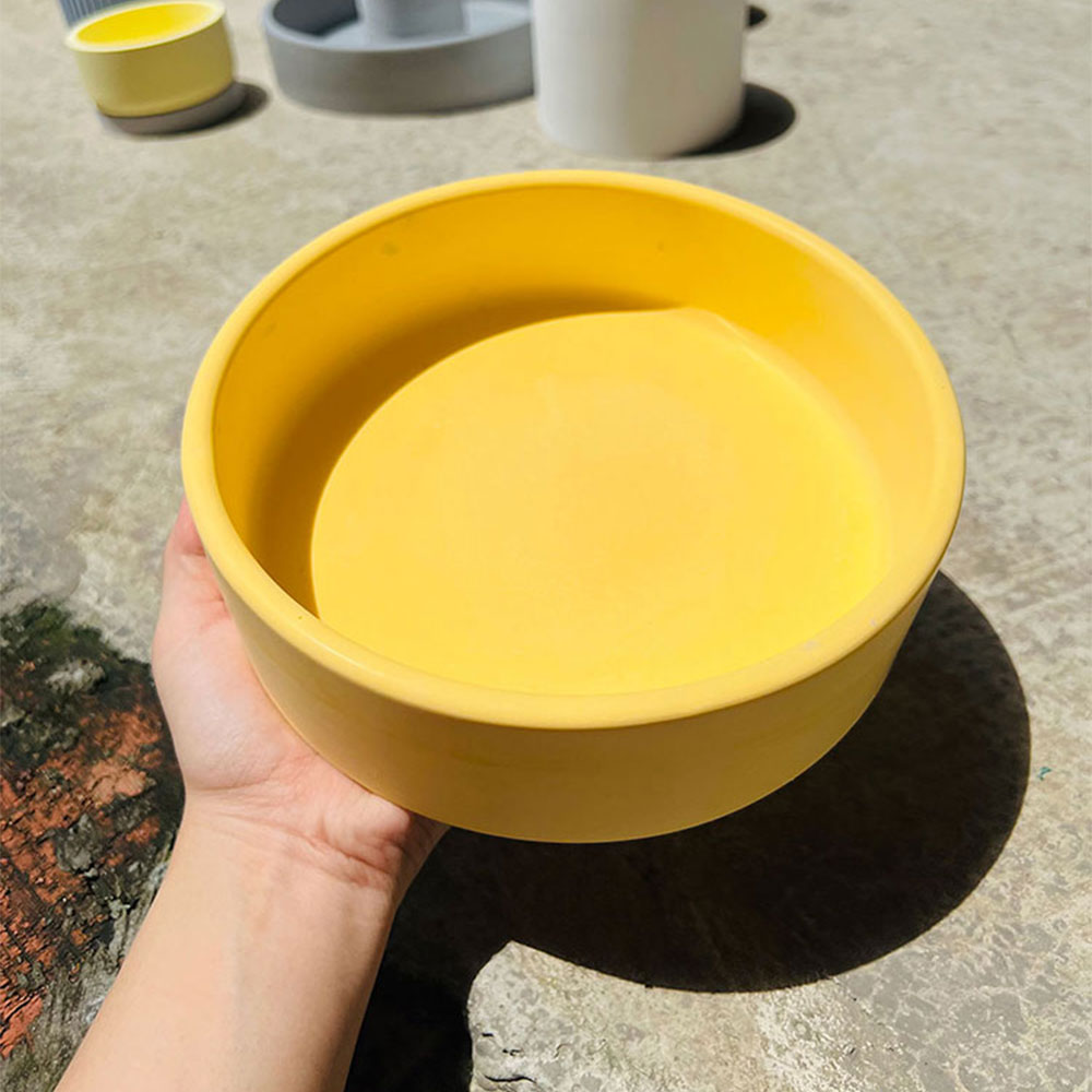 Outdoor Plant Pot Concrete Mol - Terrazzo Pot Cement ulasan dan harga