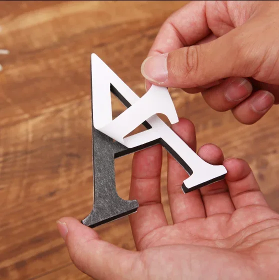 10CM Self Adhesive Letter Wedd - Interior Design Names ulasan dan harga