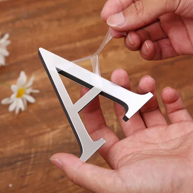 10CM Self Adhesive Letter Wedd - Interior Design Names ulasan dan harga