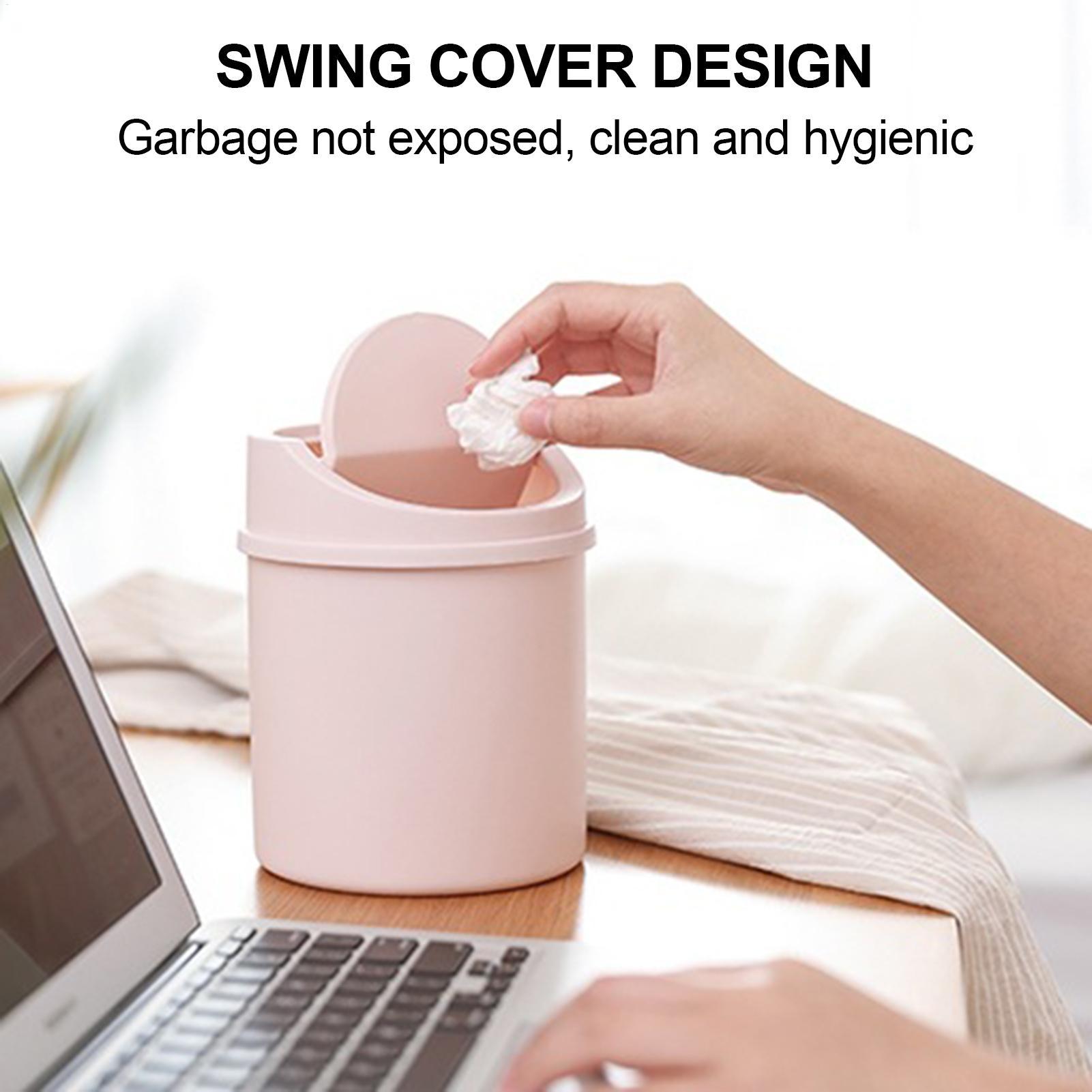 Mini Trash Can Tabletop Plasti - Interior Design Your Home ulasan dan harga