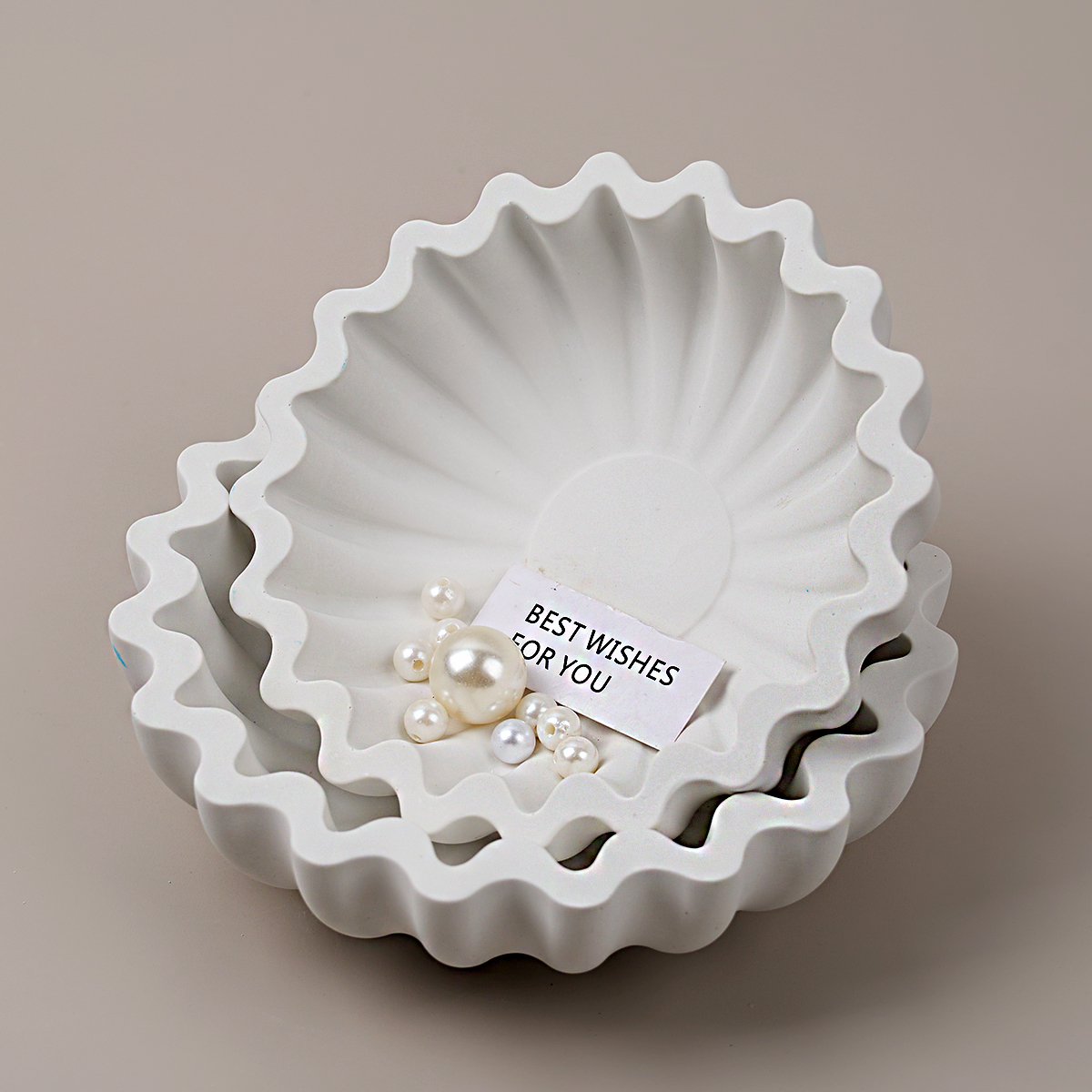 Large Bowl Candle Vessel Concr - Terrazzo Pot Cement ulasan dan harga