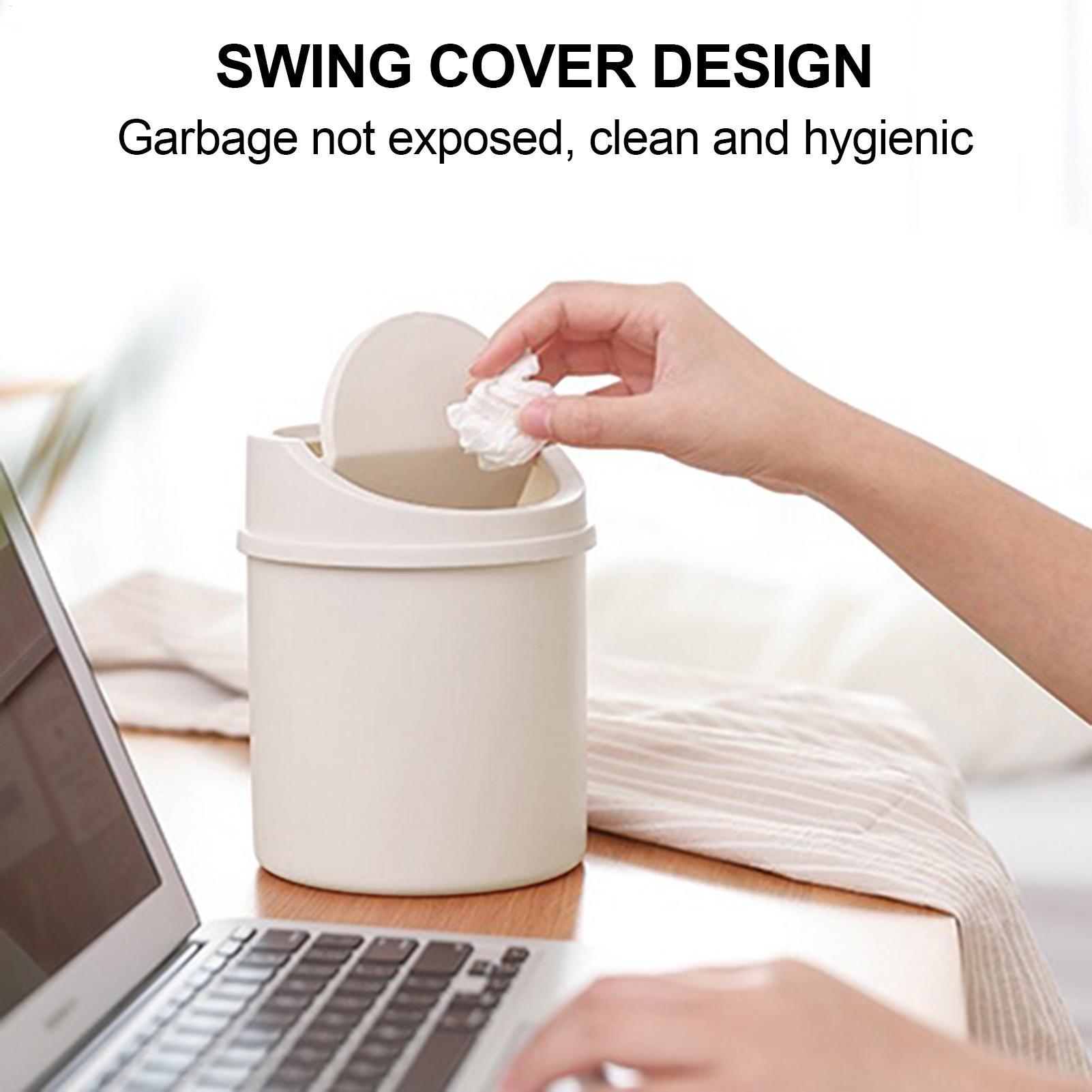 Mini Trash Can with Flipping L - Interior Design Your Home ulasan dan harga
