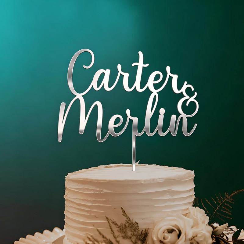 Cake Topper Personalized Name, - Interior Design Names ulasan dan harga