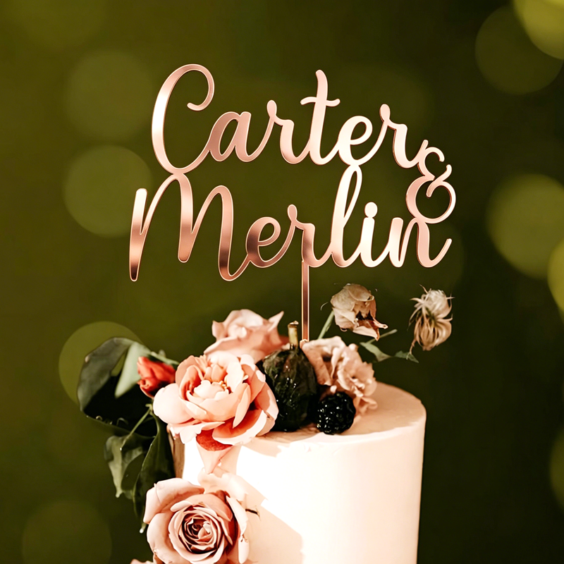 Cake Topper Personalized Name, - Interior Design Names ulasan dan harga