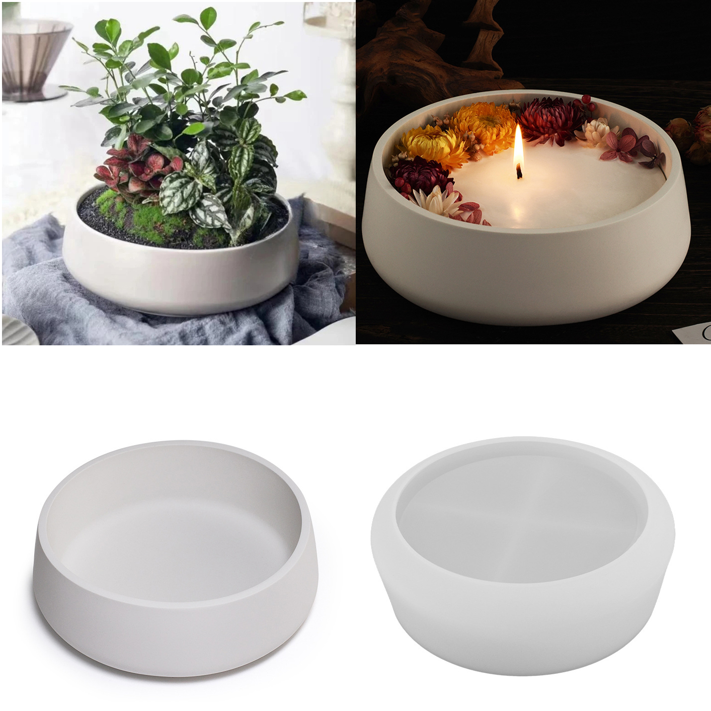 Large Silicone Mold 2025 New S - Terrazzo Pot Cement ulasan dan harga