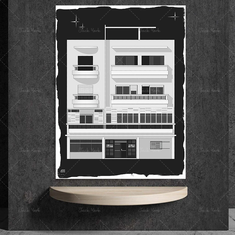 Bauhaus Tel Aviv Print | Moder - Interior Design York ulasan dan harga