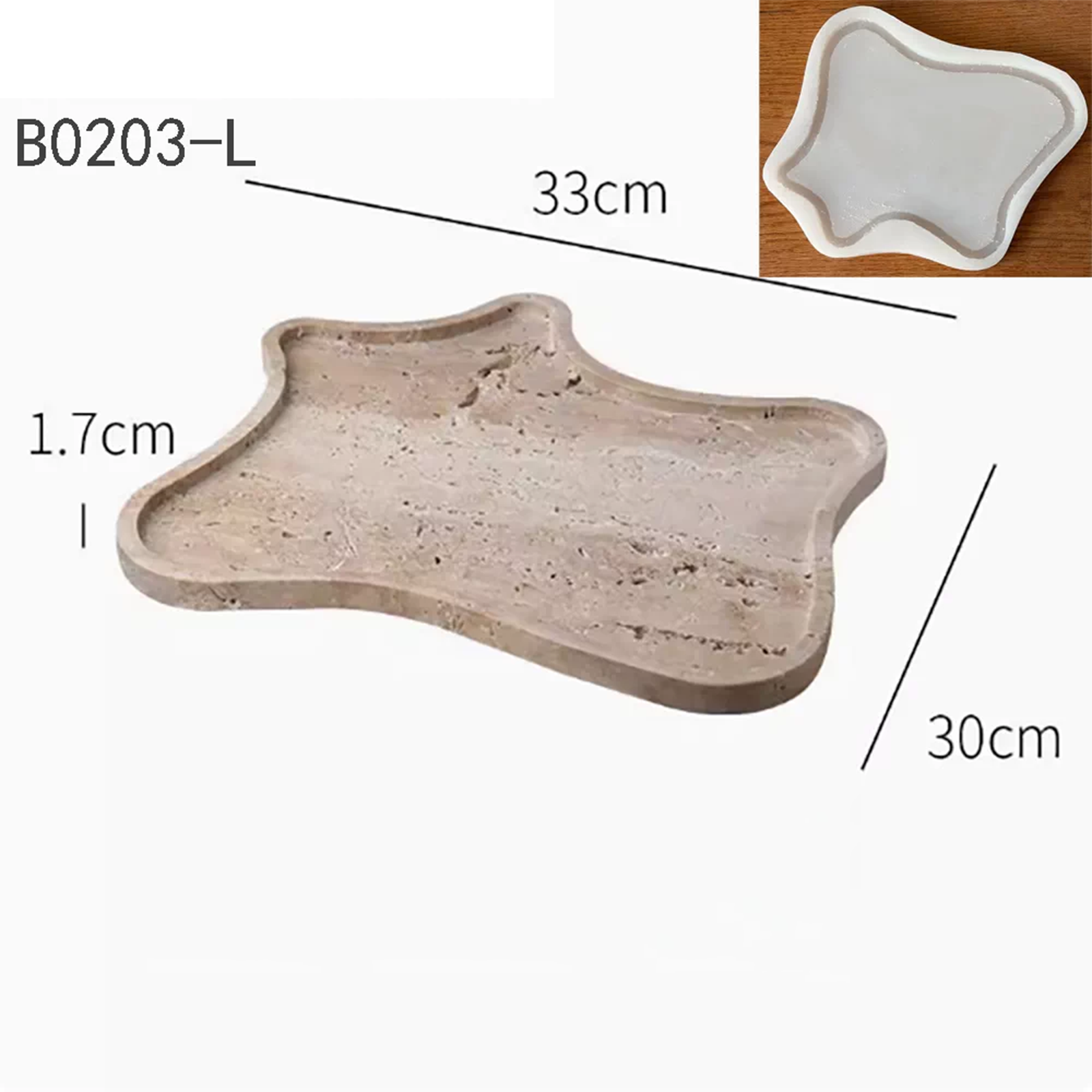 Large Scale Organic Shape Sili - Terrazzo Pot Cement ulasan dan harga
