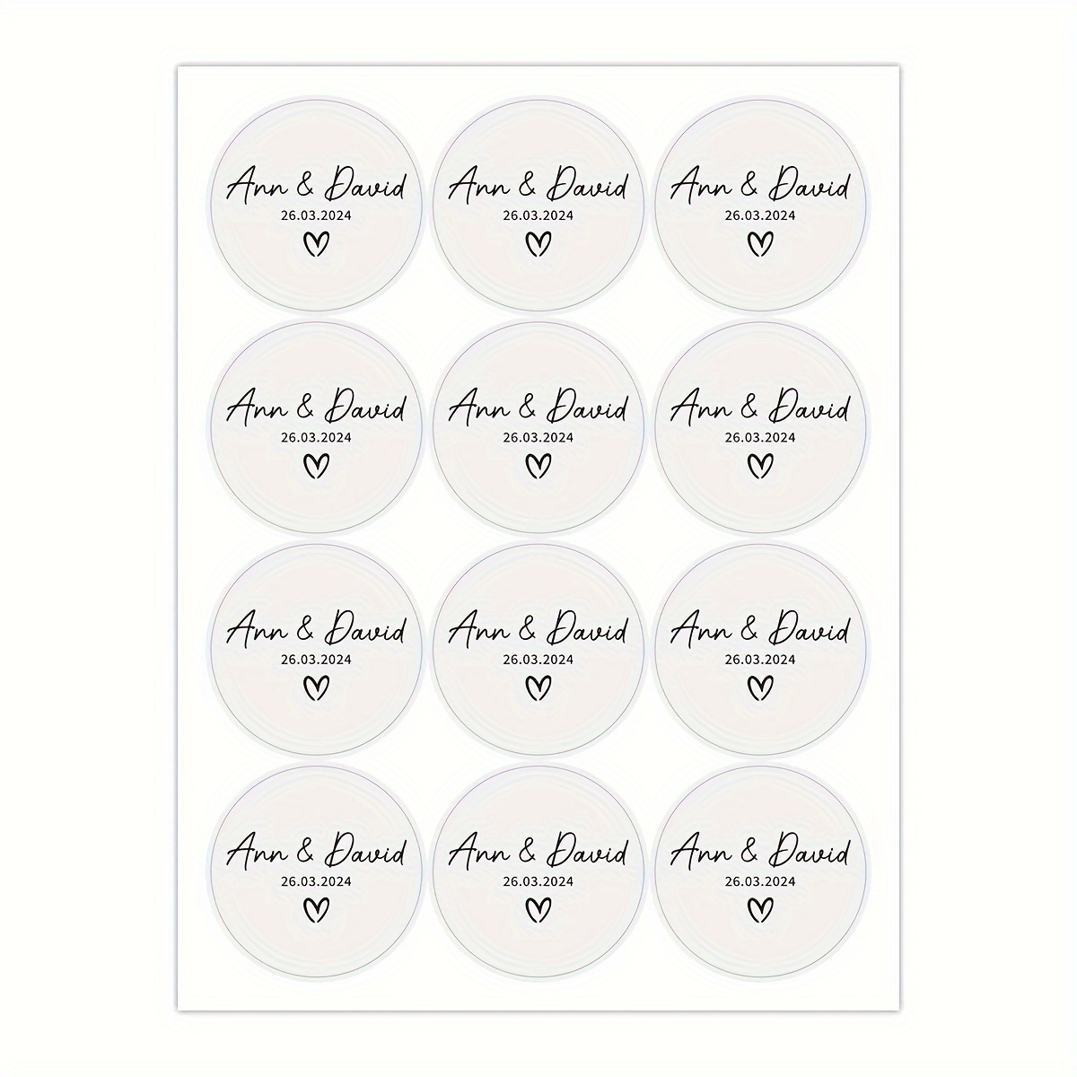 120pcs/10sheets Customized Sti - Interior Design Names ulasan dan harga